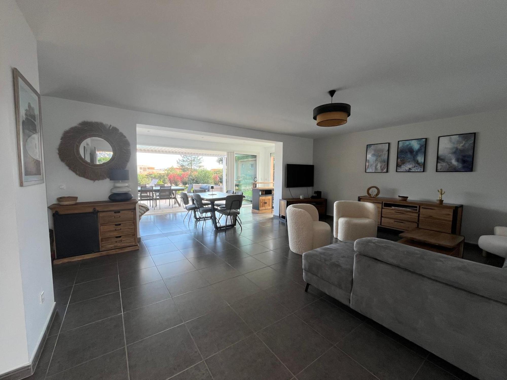 Villa Chez Geraldine Piscine Chauffee, Proche Plage Et Riviere Леччи Экстерьер фото